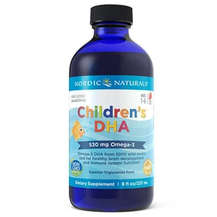 Nordic Naturals Дитяча ДГК Омега-3, для дітей 1-6 років, полуничний смак, 237 мл