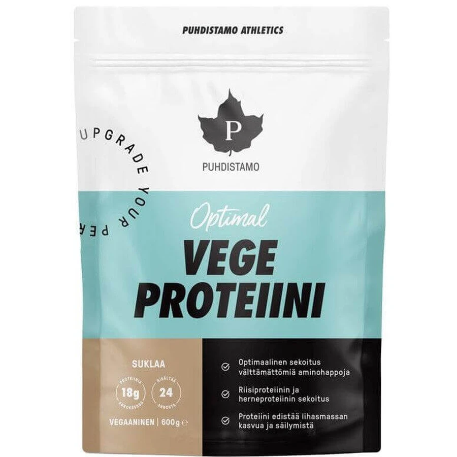 Puhdistamo Optimal Vegan Protein Chocolate 600 г: ціни та характеристики