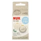 NUK For Nature, пустышка, латекс, анатомическая, серая, 6-18 месяцев, 2 штуки