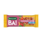 Батончик Bakalland BA! Злаковий батончик, полуниця та кіноа, без цукру, 30 г КОРОТКИЙ СРОК ДІЇ: ціни та характеристики