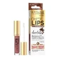 Блиск для губ Oh! My Lips, шоколадний, 4.5 мл, Eveline Cosmetics, Eveline Cosmetics