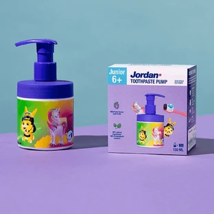Jordan Junior, зубна паста з помпою, від 6 років, 150 мл