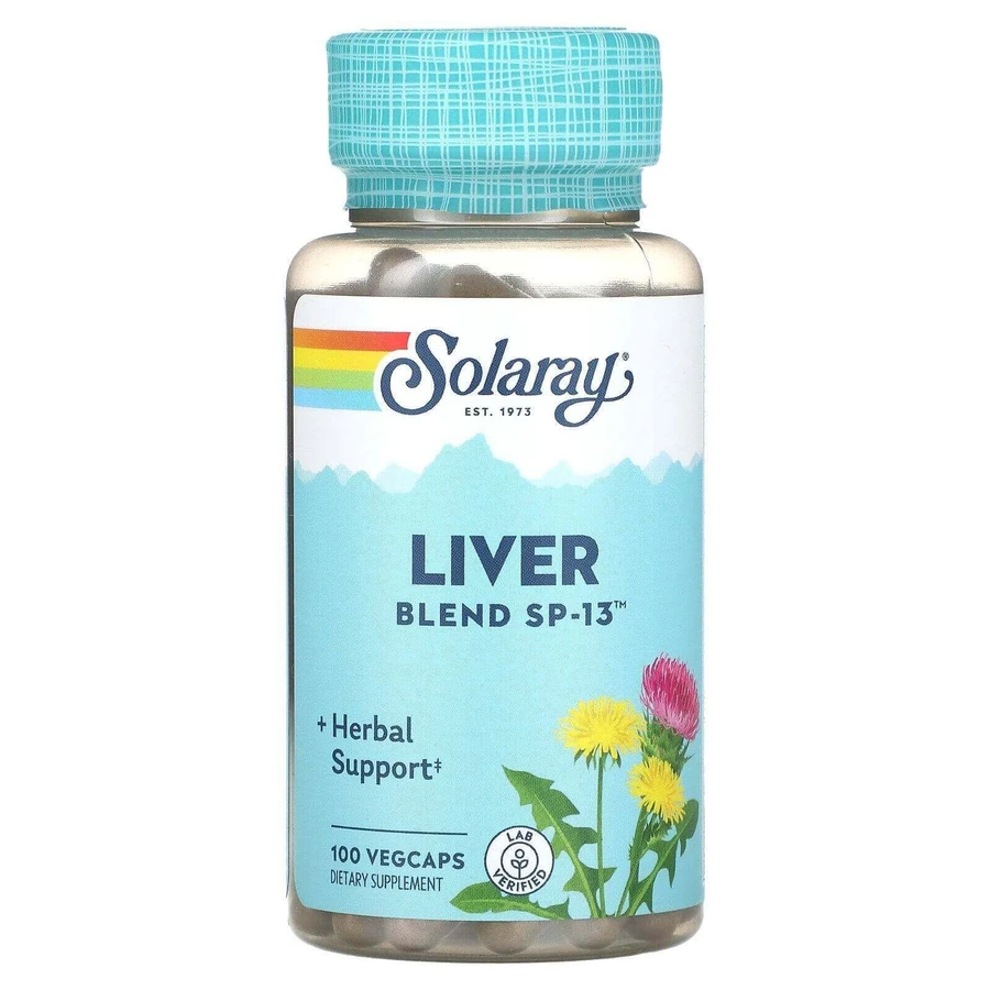 Комплекс для підтримки печінки Solaray Liver Blend, 100 капсул: ціни та характеристики