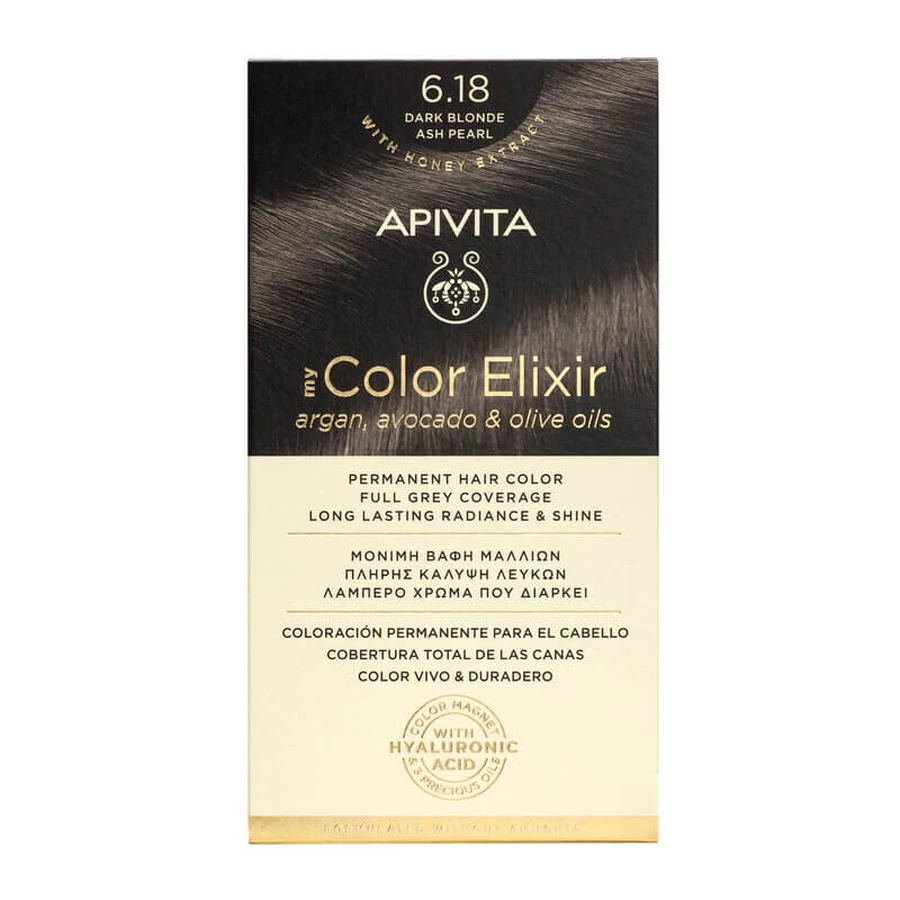 Краска для волос Apivita My Color Elixir, оттенок 6.18: цены и характеристики