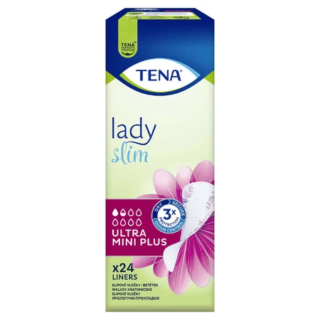 Tena Lady Slim, урологические стельки, Ultra Mini Plus, 24 шт.: цены и характеристики