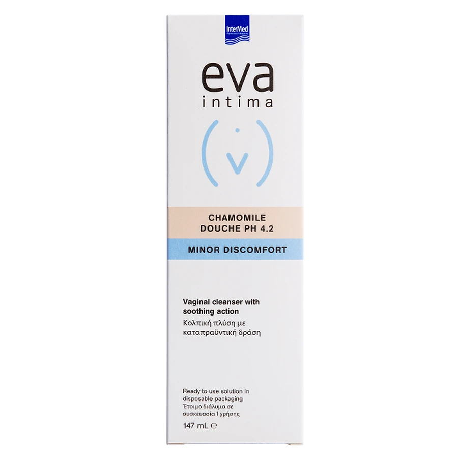 Раствор для очищения влагалища с успокаивающим действием Eva Intima Chamomile Chamomile Douche pH 4.2, 147 мл, Intermed: цены и характеристики