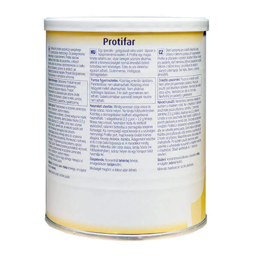 Пищевой продук Протифар Nutricia Protifar специального медицинского назначения, высокобелковый, нейтральный вкус, 225 г: цены и характеристики