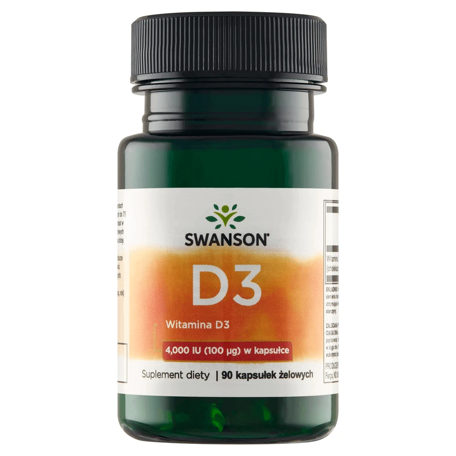 Swanson D3, вітамін D 4000 МО, 90 ел. капсул: ціни та характеристики