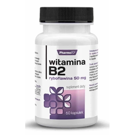 Вітамін В2 рибофлавін 50 мг 60 капсул Pharmovit Classic: ціни та характеристики