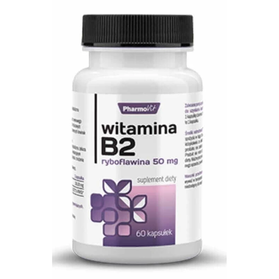 Вітамін В2 рибофлавін 50 мг 60 капсул Pharmovit Classic: ціни та характеристики