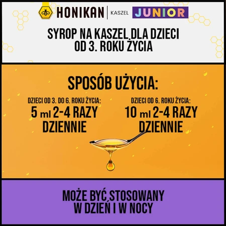 Сироп Honikan Cough Junior, 230 г - длительный срок хранения!: цены и характеристики