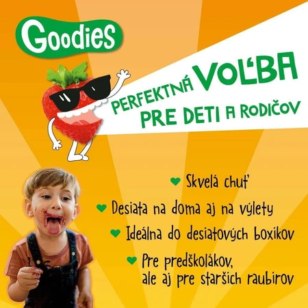 Овсяные батончики Goodies Клубника и яблоко 6 x 23 г: цены и характеристики