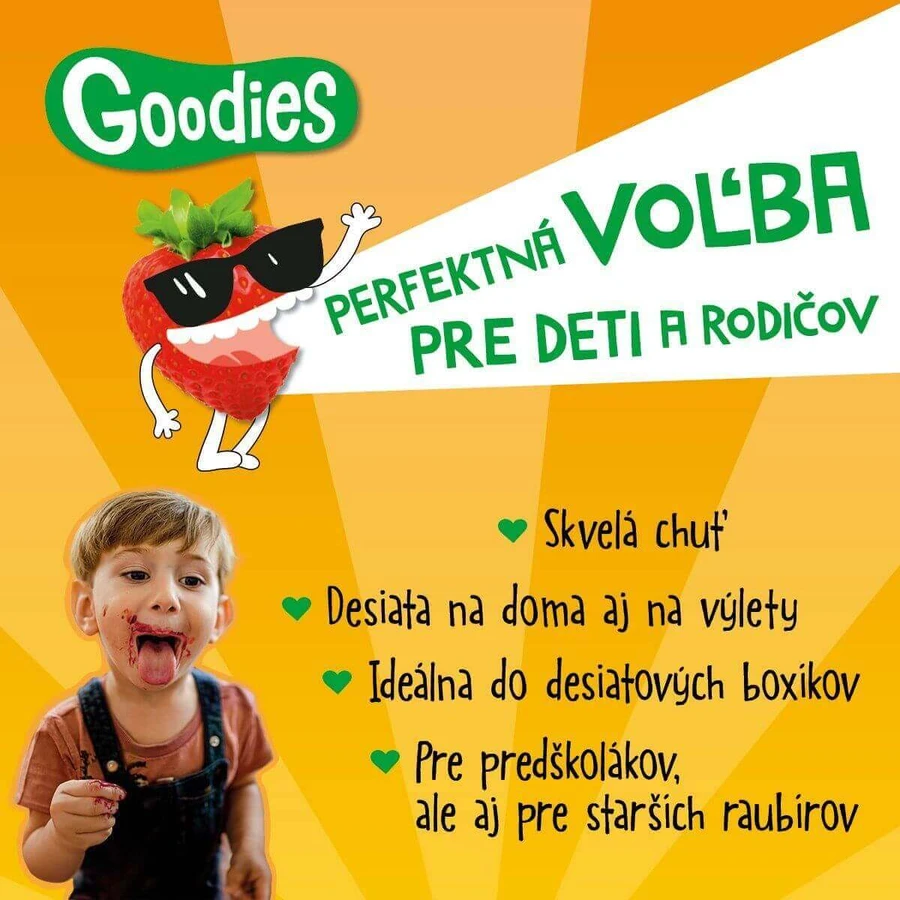 Овсяные батончики Goodies Клубника и яблоко 6 x 23 г: цены и характеристики