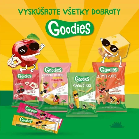Овсяные батончики Goodies Клубника и яблоко 6 x 23 г: цены и характеристики