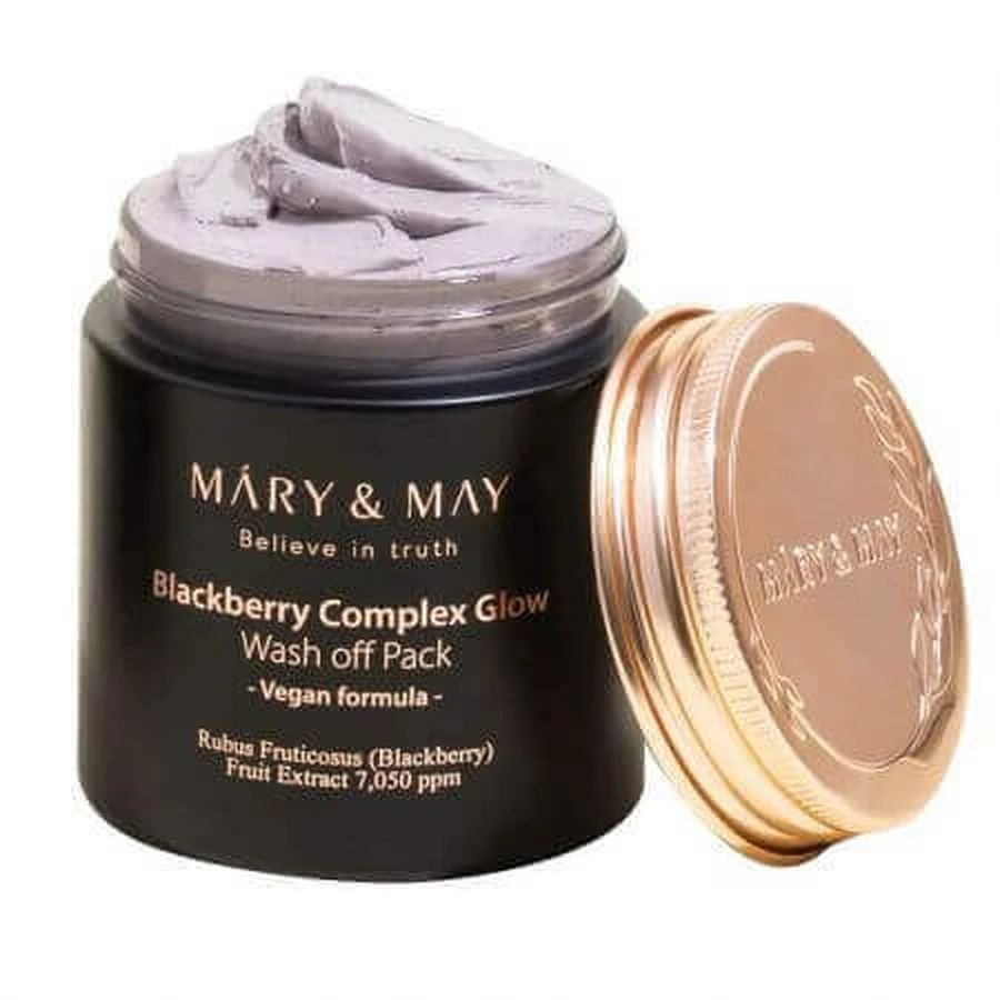 Смываемая маска с экстрактом ежевики, 125 г, Mary and May: цены и характеристики
