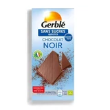 Знежирений дієтичний чорний шоколад, 80 г, Gerble