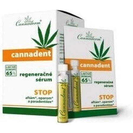 Регенерирующая сыворотка Cannaderm CANNADENT 10×1,5 мл, для лечения афт и простудных язв: цены и характеристики