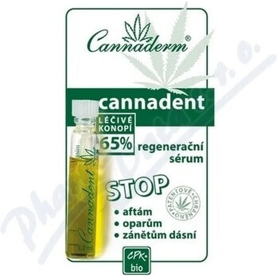 Регенерирующая сыворотка Cannaderm CANNADENT 10×1,5 мл, для лечения афт и простудных язв: цены и характеристики
