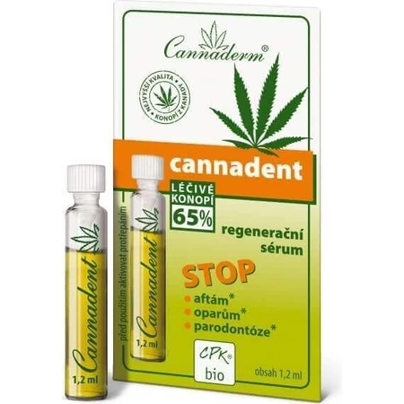 Регенерирующая сыворотка Cannaderm CANNADENT 10×1,5 мл, для лечения афт и простудных язв: цены и характеристики