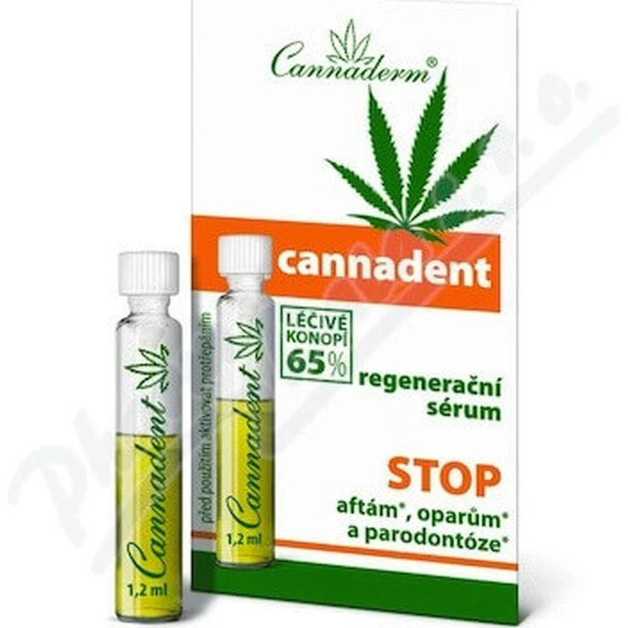 Регенерирующая сыворотка Cannaderm CANNADENT 10×1,5 мл, для лечения афт и простудных язв: цены и характеристики