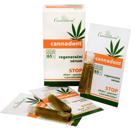 Регенерирующая сыворотка Cannaderm CANNADENT 10×1,5 мл, для лечения афт и простудных язв: цены и характеристики