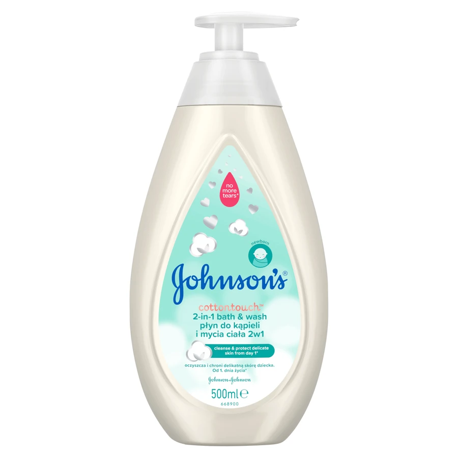 Гель для душу та тіла Johnson s Cotton Touch 2в1, 500 мл: ціни та характеристики