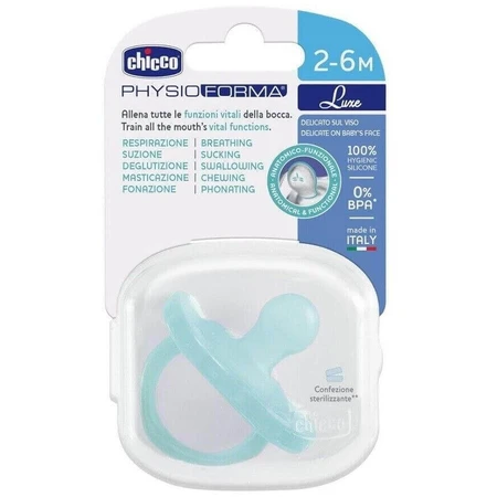 Пустышка Chicco Physio Luxe 2-6м зеленая: цены и характеристики