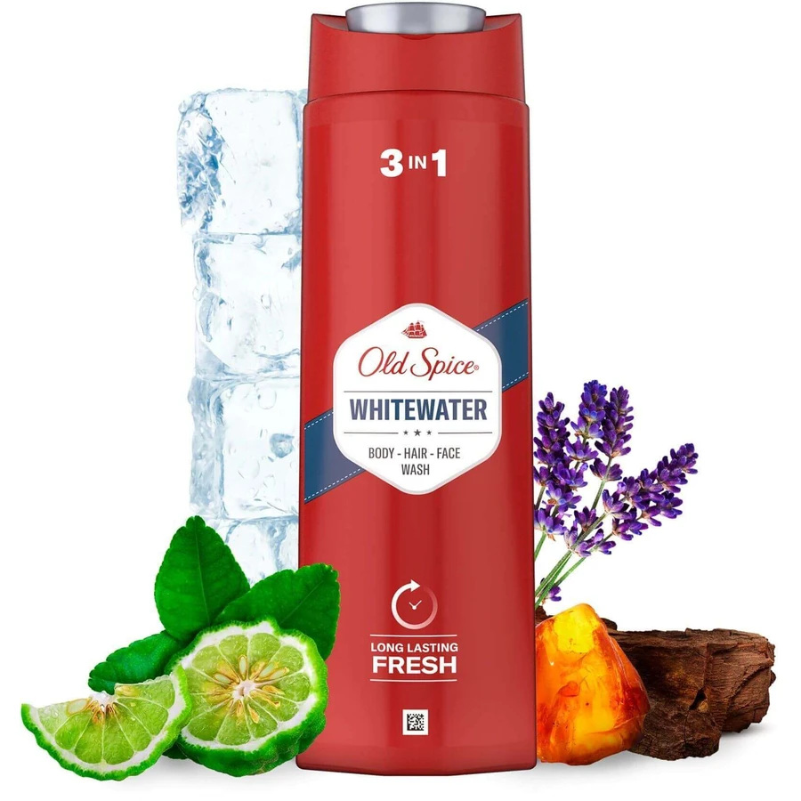 Old Spice Гель для душа WhiteWater со свежим ароматом 400 мл: цены и характеристики