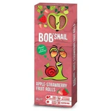 Натуральный рулет с яблоком и клубникой, 30 г, Bob Snail