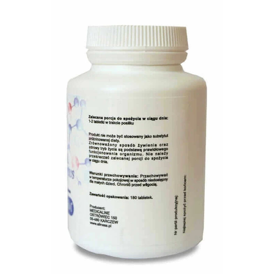 MSM Органічна сірка OptiMSM PLUS 180 таблеток Aliness: ціни та характеристики