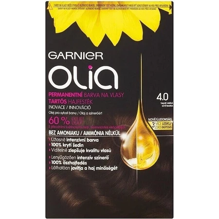 Garnier Olia перманентный цвет волос 4.0 темно-коричневый 1×1 набор, перманентный цвет волос: цены и характеристики
