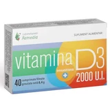 Вітамін D, 2000 МО, 40 таблеток, Remedia