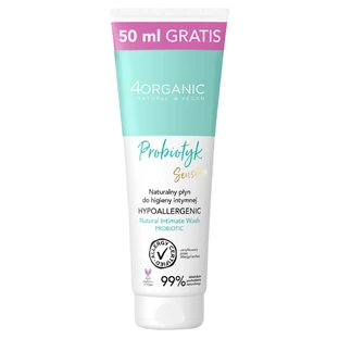 Гель для інтимної гігієни 4organic Probiotic для щоденного застосування, 250 мл