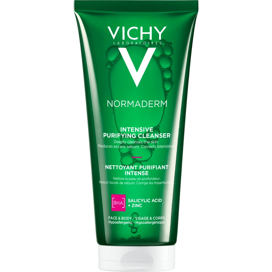 Vichy Normaderm Phytosolution Gel Очищуючий гель для шкіри, схильної до акне 200 мл: ціни та характеристики