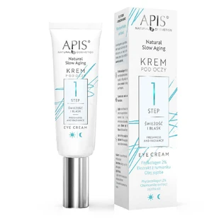Apis Natural Slow Aging Eye Cream step 1 age and radiance, 15 мл