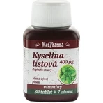 MedPharma Фолиевая кислота 400 мкг 1×37 табл, Фолиевая кислота: цены и характеристики