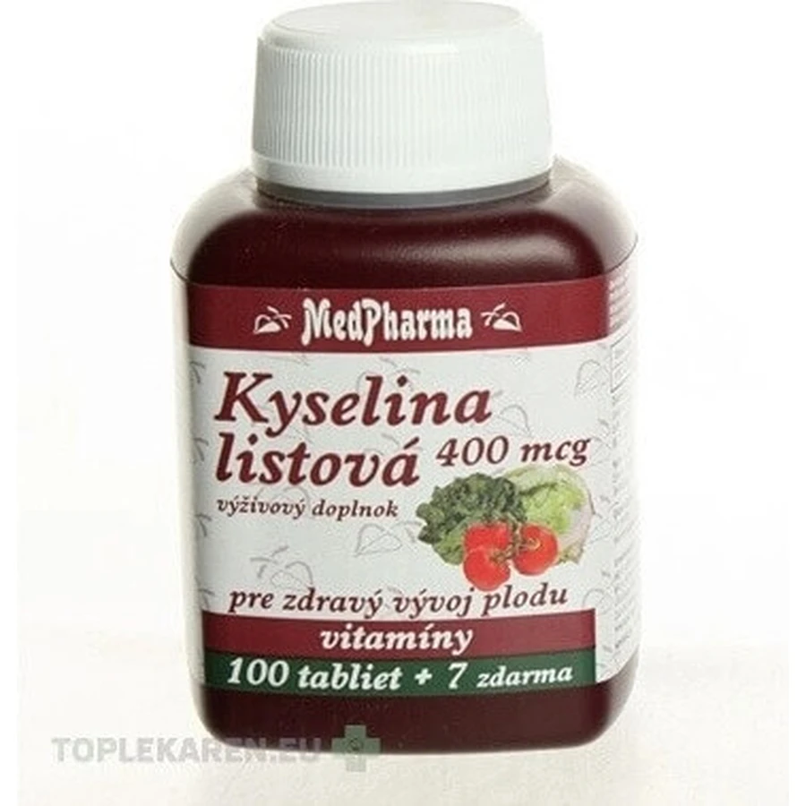 MedPharma Фолиевая кислота 400 мкг 1×37 табл, Фолиевая кислота: цены и характеристики