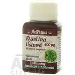 MedPharma Фолиевая кислота 400 мкг 1×37 табл, Фолиевая кислота: цены и характеристики