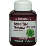 MedPharma Фолиевая кислота 400 мкг 1×37 табл, Фолиевая кислота: цены и характеристики