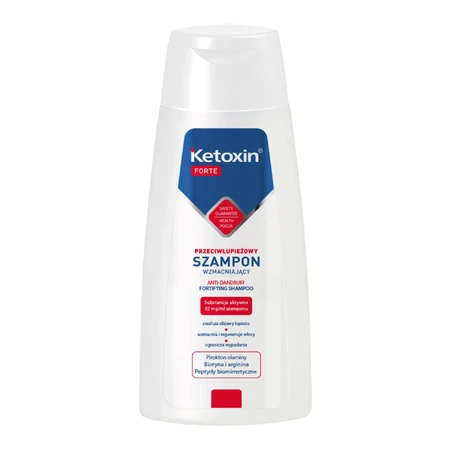 L'Biotica Ketoxin Forte, Зміцнюючий шампунь проти лупи, 200 мл + Шампунь для волосся та шкіри голови, 50 мл безкоштовно: ціни та характеристики