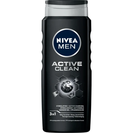 Nivea Men el shower active clean, 500 мл: цены и характеристики