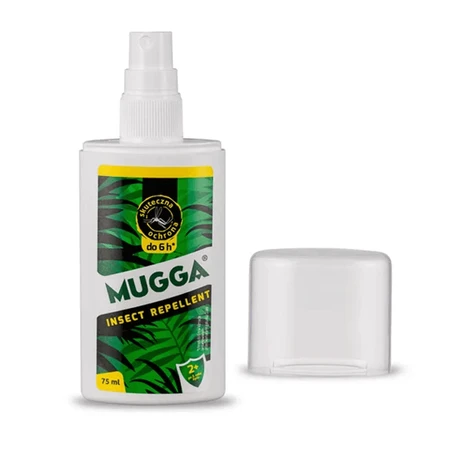 Mugga Insect Repellent, спрей від комарів для дітей від 2 років, ДЕТ 9,5%, 75 мл ЗАБРУДНЕНА УПАКОВКА: ціни та характеристики
