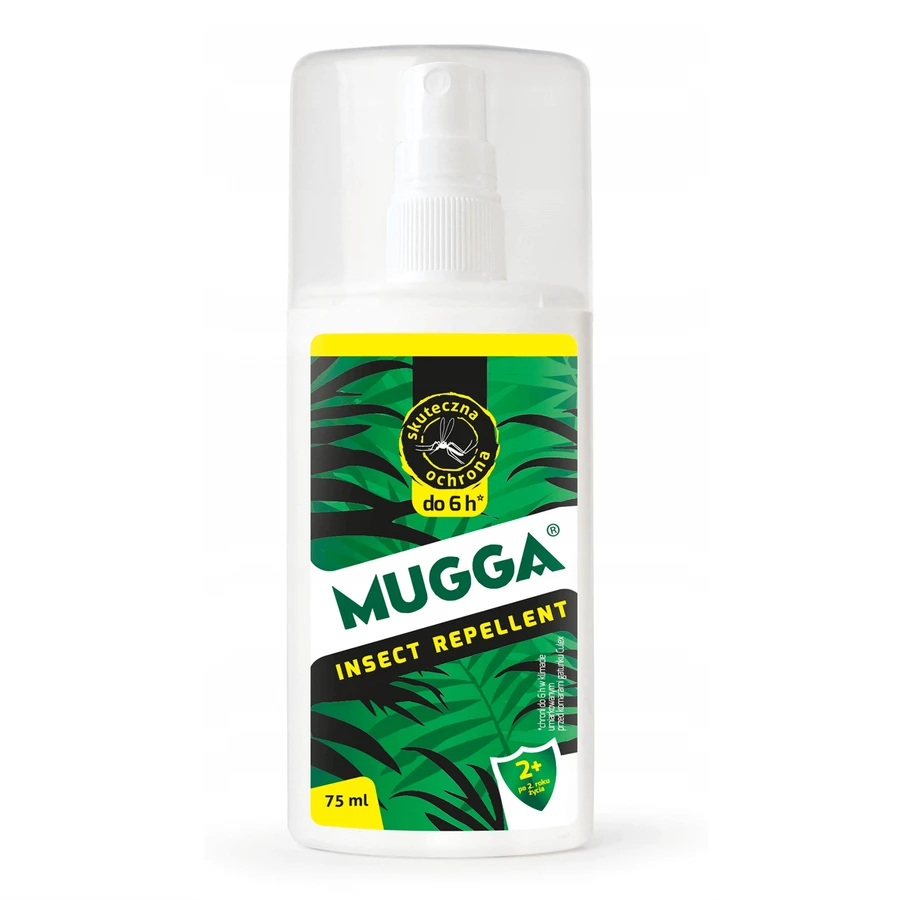 Mugga Insect Repellent, спрей від комарів для дітей від 2 років, ДЕТ 9,5%, 75 мл ЗАБРУДНЕНА УПАКОВКА: ціни та характеристики