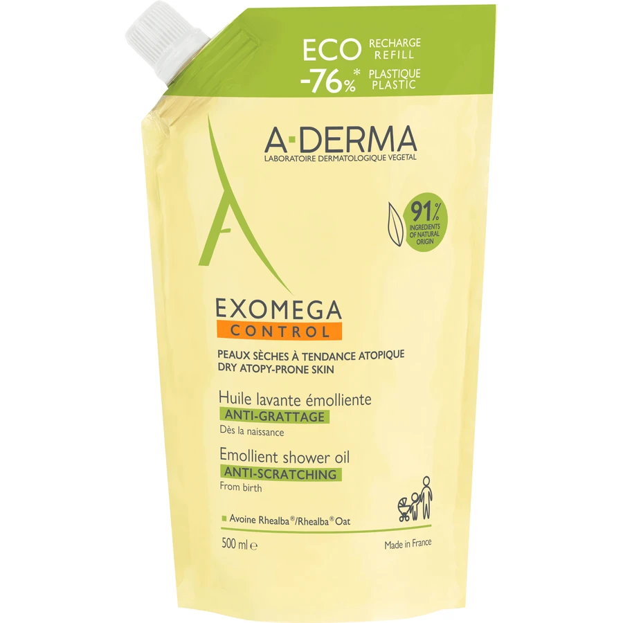 A-Derma Exomega Control Managing Shower Oil - Recycled ECO Refill 500 мл: цены и характеристики