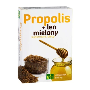 GAL Прополис + молотый лен, 48 капсул