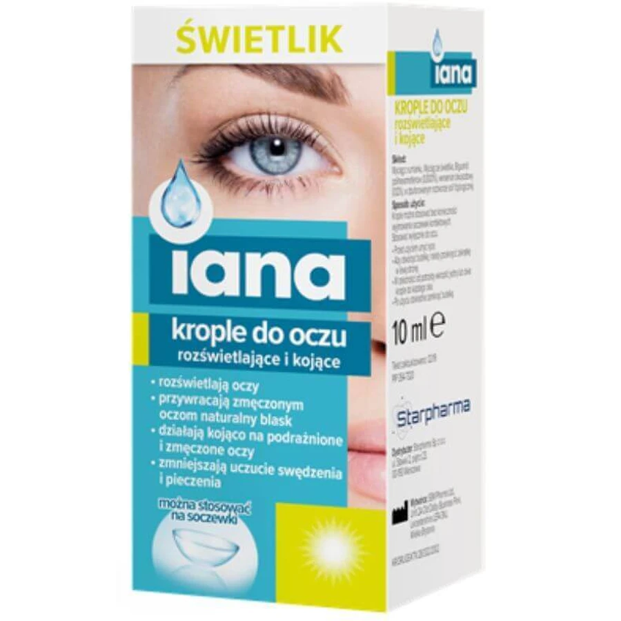 IANA WIETLIK краплі очні для розширення та заспокоєння очей 10мл STARPHARMA: ціни та характеристики