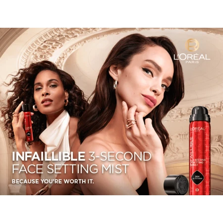 L'Oréal Paris Infaillible 3-s фіксуючий спрей-туман, що не розсмоктується, 75 мл: ціни та характеристики
