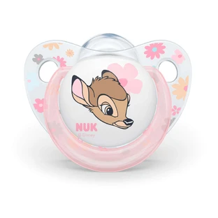 Соска-пустушка Disney Bambi з силікону M1, 0-6 місяців, 2 шт, Nuk