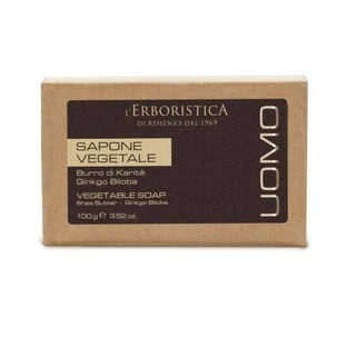 Мыло Uomo с маслом ши и гинкго билоба, 100 г, LErboristica
