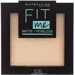 Maybelline New York Fit Me Пудра 105 Натуральна слонова кістка 9 г: ціни та характеристики